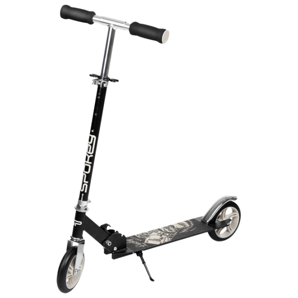 Trotinetă pentru copii cu două roți Spokey Notus (929396) Black 3 ani, 100 kg, Din PU photo 1