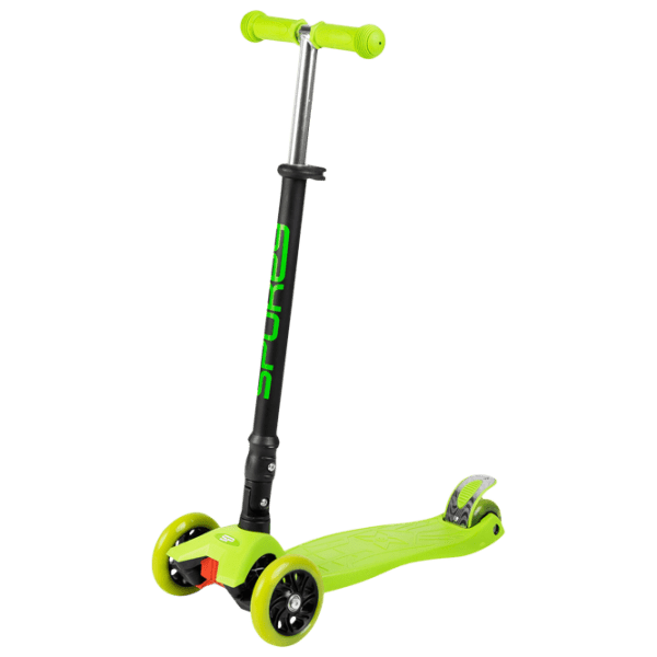 Детский трёхколёсный самокат Spokey Plier (927050) Зелёный 3 года, 50 кг, Пластиковые с силиконом photo 1