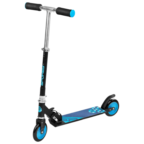 Trotinetă pentru copii cu două roți Lionelo Duke (929398) Blue 5 ani, 50 kg, Din PU photo 1