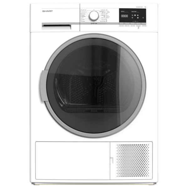 Mașină de uscat rufe SHARP KD-GHB7S7GW2-EE White 7 kg, A++ photo 1