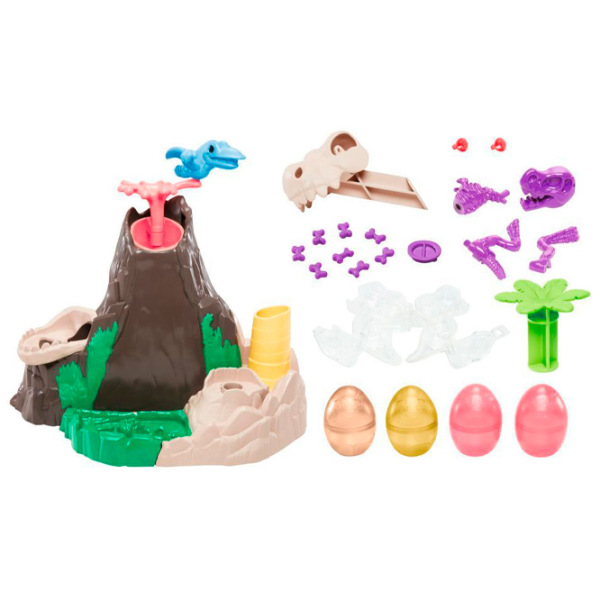 Set de creație Hasbro Play-Doh LAVA BONES ISLAND F1500 Multicolor Pentru copii, 4+ photo 2