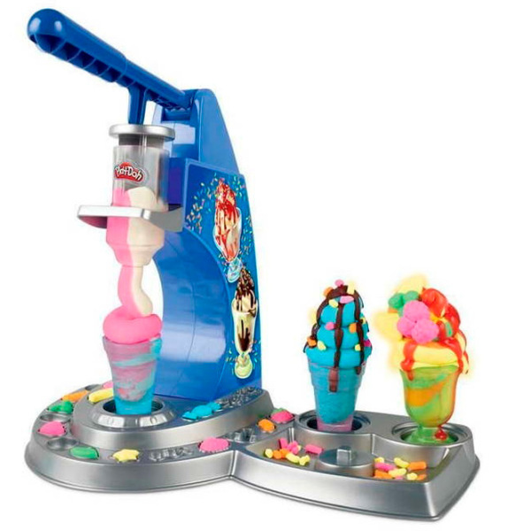 Set de creație Hasbro Play-Doh DRIZZY ICE CREAM PLAYSET E6688 Multicolor Pentru copii, 3+ photo 3