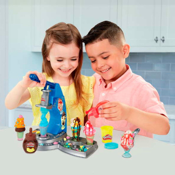 Set de creație Hasbro Play-Doh DRIZZY ICE CREAM PLAYSET E6688 Multicolor Pentru copii, 3+ photo 5