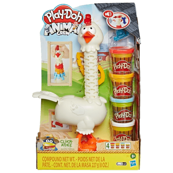 Set de creație Hasbro Play-Doh Cluck a-Dee Feather Fun Chicken E6647 Multicolor Pentru copii, 3+ photo 1