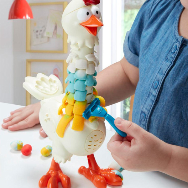 Set de creație Hasbro Play-Doh Cluck a-Dee Feather Fun Chicken E6647 Multicolor Pentru copii, 3+ photo 7
