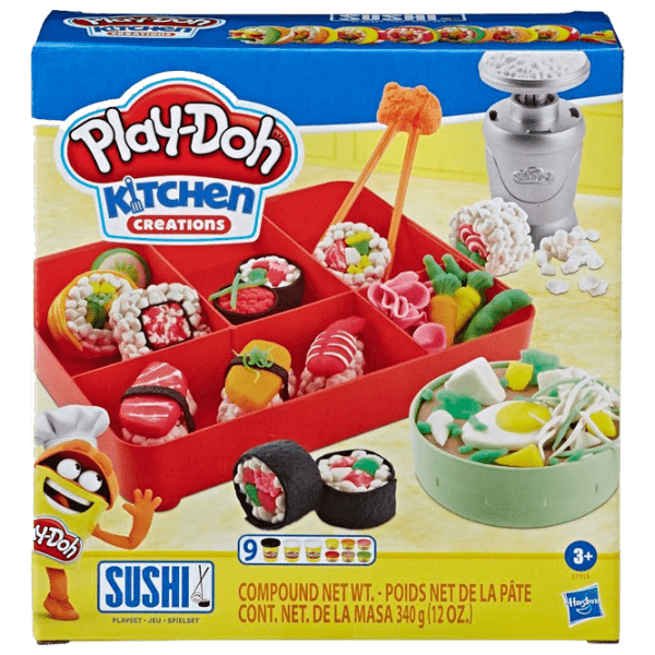Set de creație Hasbro Play-Doh Sushi Playset E7915 Multicolor Pentru copii, 3+ photo 1