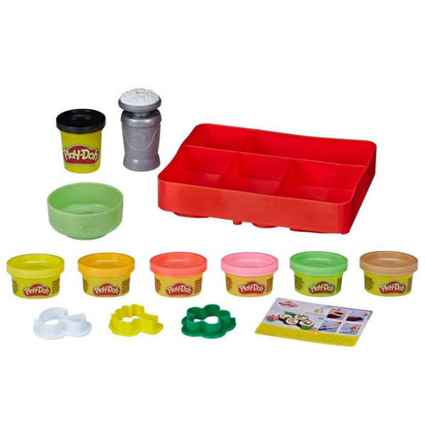 Set de creație Hasbro Play-Doh Sushi Playset E7915 Multicolor Pentru copii, 3+ photo 2