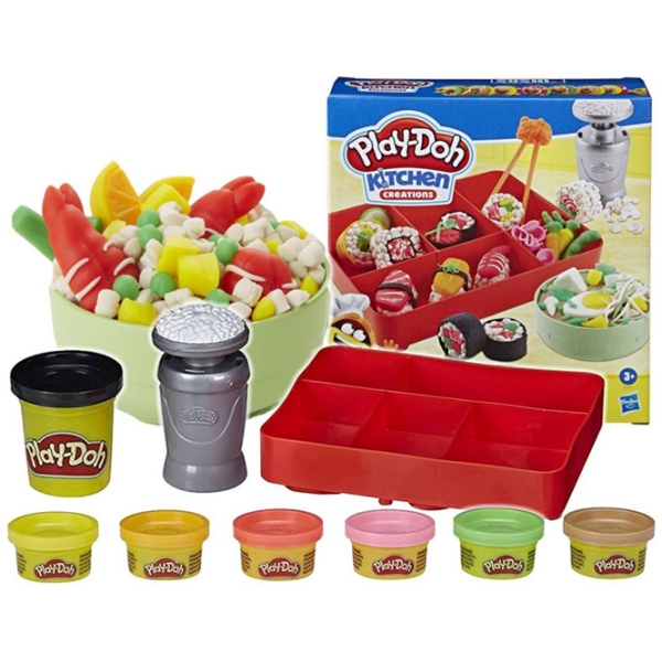 Set de creație Hasbro Play-Doh Sushi Playset E7915 Multicolor Pentru copii, 3+ photo 3