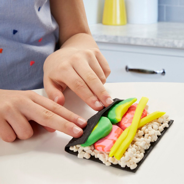 Set de creație Hasbro Play-Doh Sushi Playset E7915 Multicolor Pentru copii, 3+ photo 7
