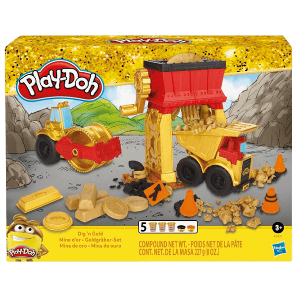 Set de creație Hasbro Play-Doh Gold Miner E9436 Multicolor Pentru copii, 3+ photo 1