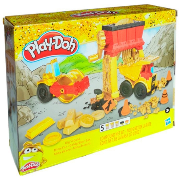 Set de creație Hasbro Play-Doh Gold Miner E9436 Multicolor Pentru copii, 3+ photo 5