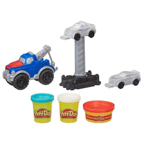 Set de creație Hasbro Play-Doh Tow Truck E6690 Multicolor Pentru copii, 3+ photo 2