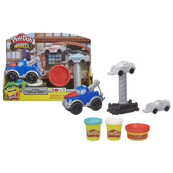 Set de creație Hasbro Play-Doh Tow Truck E6690 Multicolor Pentru copii, 3+ photo 4