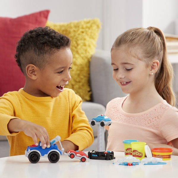 Set de creație Hasbro Play-Doh Tow Truck E6690 Multicolor Pentru copii, 3+ photo 6