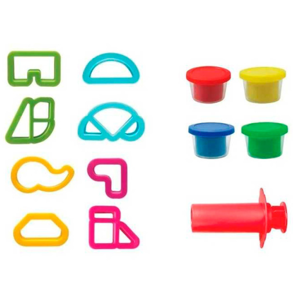 Set de creație Noriel Plastelino Puzzle de modelat INT3527 Multicolor Pentru copii, 3+ photo 3