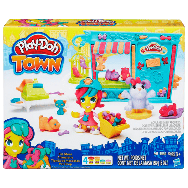 Set de creație Hasbro Play-Doh Town Pet Store B3418 Multicolor Pentru copii, 3+ photo 1