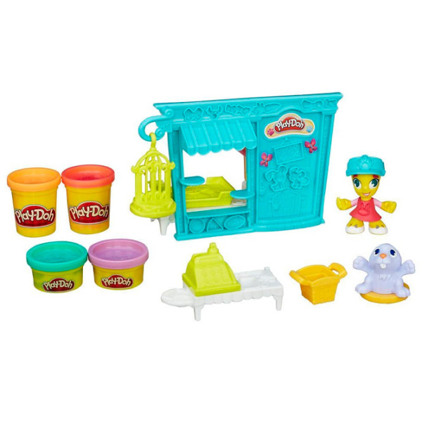 Set de creație Hasbro Play-Doh Town Pet Store B3418 Multicolor Pentru copii, 3+ photo 2