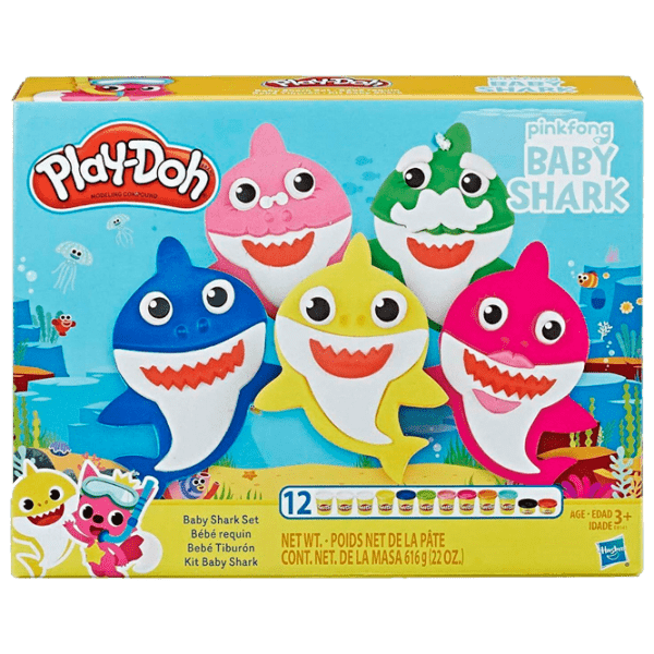 Креативный набор Hasbro Play-Doh BABY SHARK SET E8141 Разноцветный Для детей, 3+ photo 1