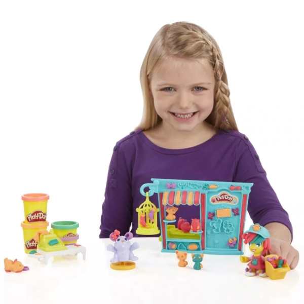 Set de creație Hasbro Play-Doh Town Pet Store B3418 Multicolor Pentru copii, 3+ photo 8