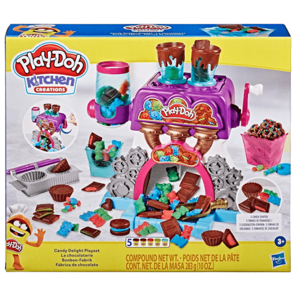 Set de creație Hasbro Play-Doh CANDY DELIGHT PLAYSET E9844 Multicolor Pentru copii, 3+ photo 1
