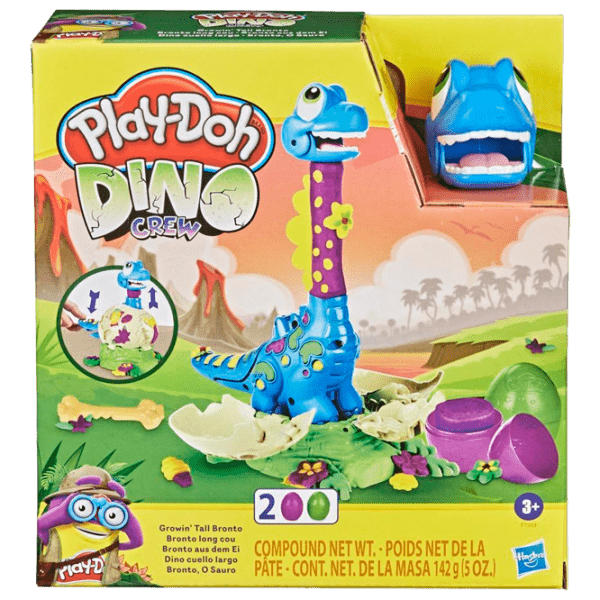 Креативный набор Hasbro Play-Doh GROWING TALL BRONTO F1503 Разноцветный Для детей, 3+ photo 1