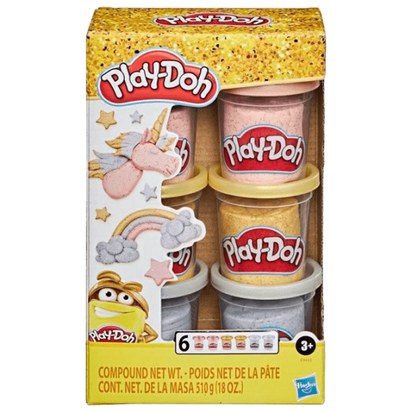 Set de creație Hasbro Play-Doh Metallics Compound Collection E9433 Multicolor Pentru copii, 3+ photo 1