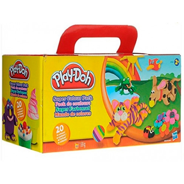 Set de creație Hasbro Play-Doh SUPER COLOR PACK A7924 Multicolor Pentru copii, 2+ photo 2