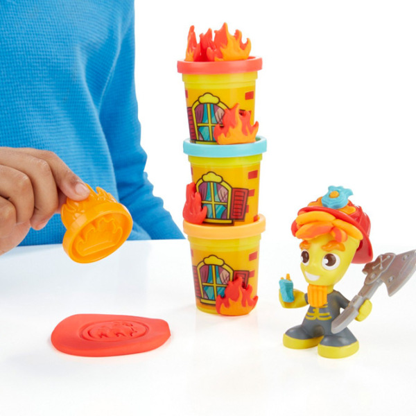Set de creație Hasbro Play-Doh TOWN FIRE TRUCK B3416 Multicolor Pentru copii, 3+ photo 4
