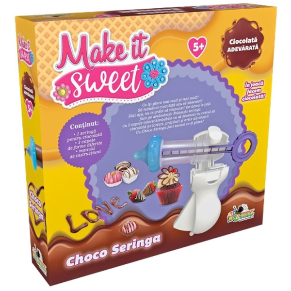 Set de creație Noriel MAKE IT SWEET Choco seringa INT3955 Multicolor Pentru copii, 5+ photo 3