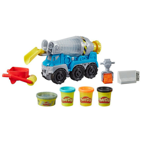Set de creație Hasbro Play-Doh CEMENT TRUCK E6891 Multicolor Pentru copii, 3+ photo 2