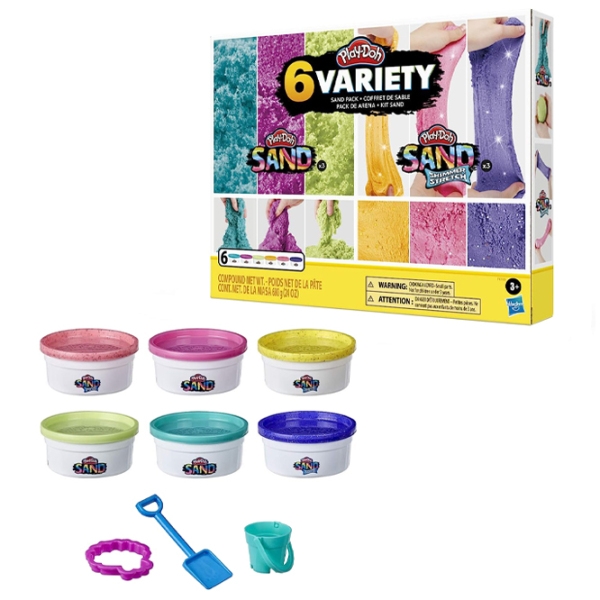 Креативный набор Hasbro Play-Doh SAND VARIETY PACK F0103 Разноцветный Для детей, 3+ photo 3