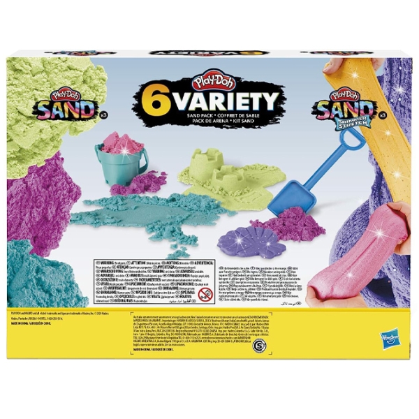 Креативный набор Hasbro Play-Doh SAND VARIETY PACK F0103 Разноцветный Для детей, 3+ photo 5