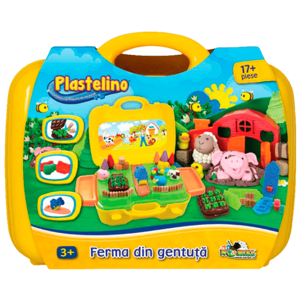 Set de creație Noriel Plastelino Ferma din gentuța INT6840 Multicolor Pentru copii, 3+ photo 1