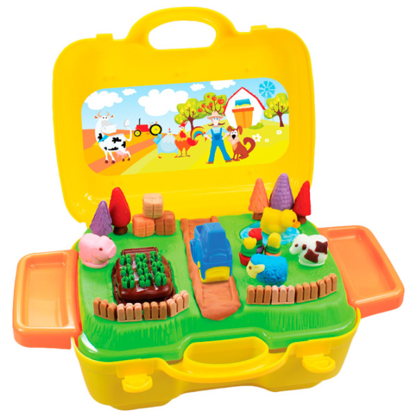 Set de creație Noriel Plastelino Ferma din gentuța INT6840 Multicolor Pentru copii, 3+ photo 2