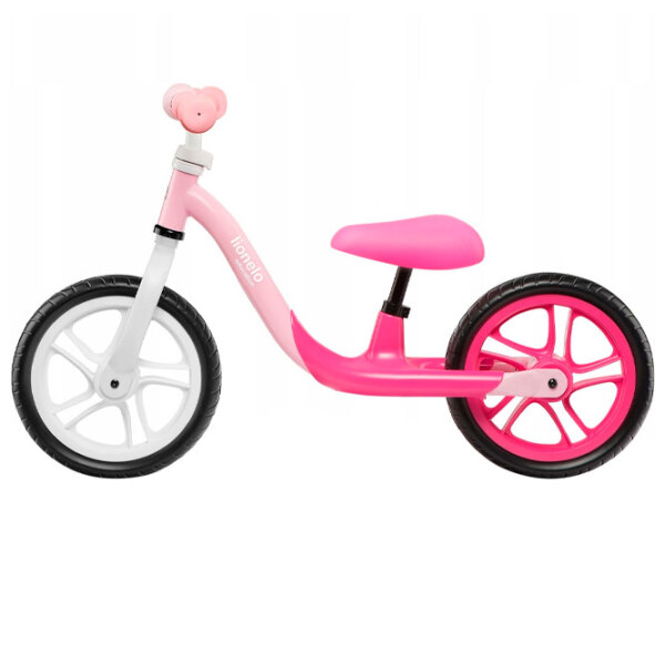 Bicicletă fără pedale Lionelo LO-Alex Pink Oțel / Pentru copii photo 4