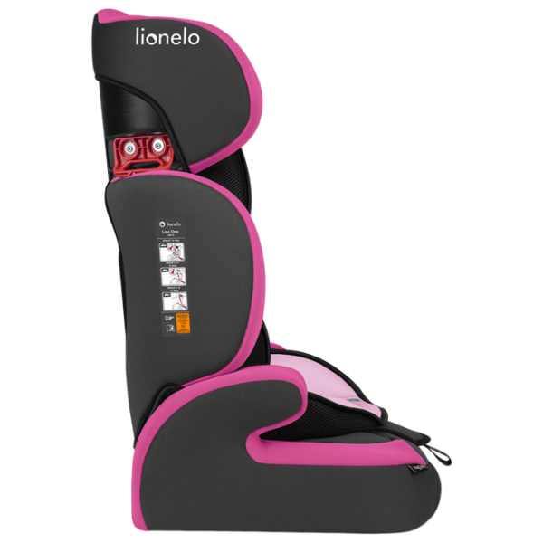 Scaun auto Lionelo Levi One (1000839-002) Pink 9 luni - 12 ani, 36 kg photo 5