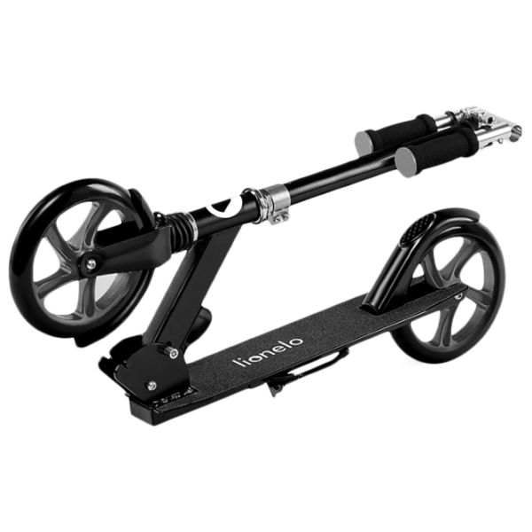 Trotinetă pentru copii cu două roți Lionelo Luca (1000916-001) Black 3 ani, 100 kg, Din PU photo 5