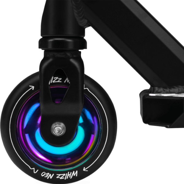 Детский двухколёсный самокат Lionelo Whizz Neo (1000929-002) Черный 6 лет, 100 кг, Полиуретановые photo 4