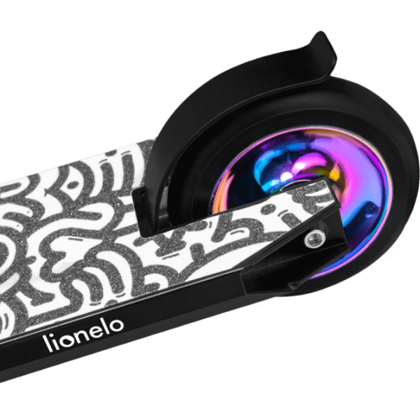 Детский двухколёсный самокат Lionelo Whizz Neo (1000929-002) Черный 6 лет, 100 кг, Полиуретановые photo 6