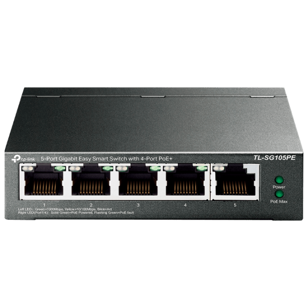 Switch TP-Link TL-SG105PE Black 10 Gbit/ s photo 1