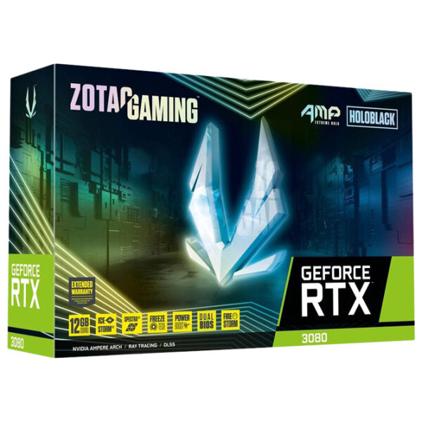 Placă video Zotac GeForce RTX 3080 AMP Extreme Holo LHR 12 GB  photo 6