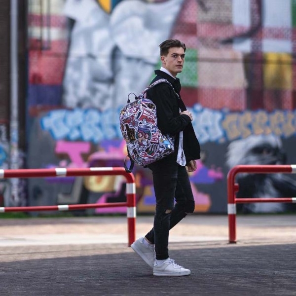 Rucsac XD-Design Bobby Soft Art anti-theft 15.6" Grafitti
Blue  photo 12
