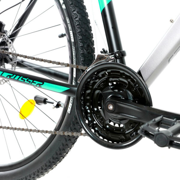 Bicicletă Crosser Jazzz 29" 19" (29-087-21-19) Green Aluminiu / Pentru adulți photo 3