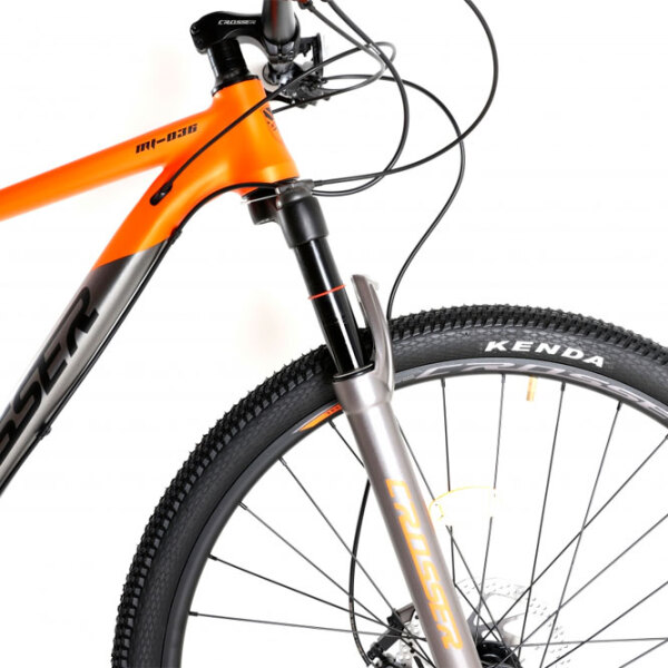 Bicicletă Crosser MT-036 29" 17" Orange Aluminiu / Pentru adulți photo 4