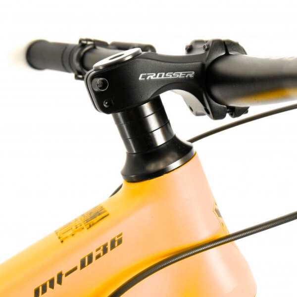 Bicicletă Crosser MT-036 29" 19" Orange Gray Aluminiu / Pentru adulți photo 2