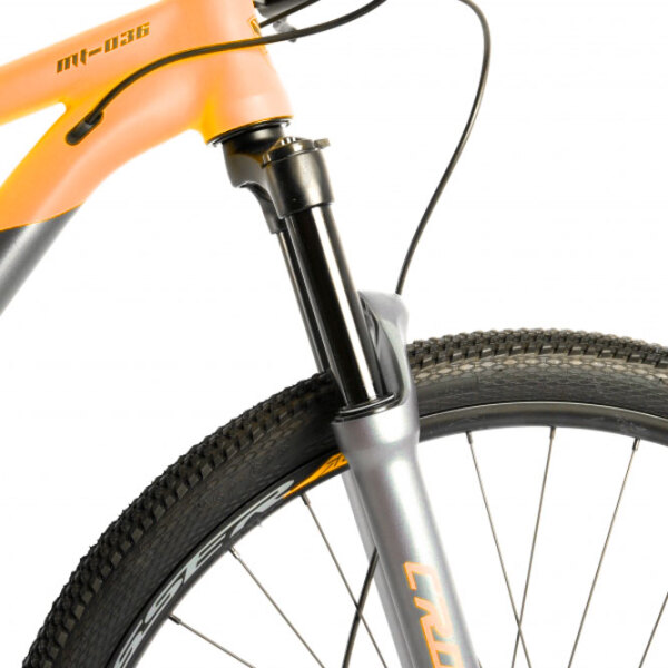 Bicicletă Crosser MT-036 29" 19" Orange Gray Aluminiu / Pentru adulți photo 3
