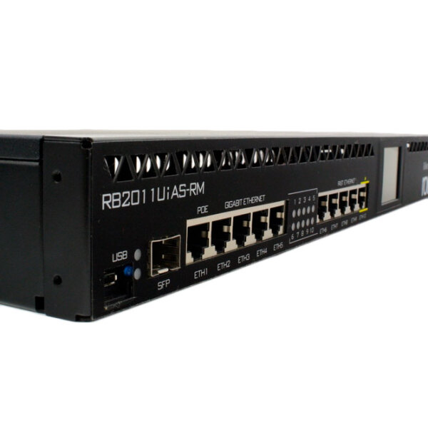 Router Mikrotik RB2011UiAS-RM Black  photo 3