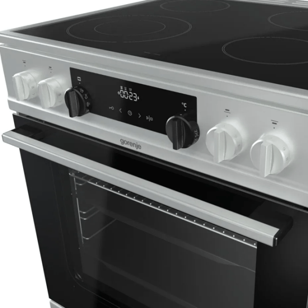 Aragaz Gorenje EC 6341 XC Inox Tipul plitei: Electrică, 71 l, Tipul cuptorului: Electric photo 5