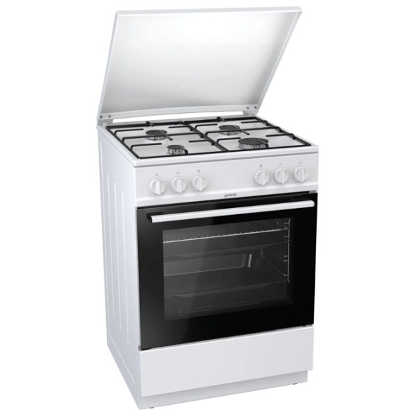 Aragaz Gorenje G 6111 WJ White Tipul plitei: Pe gaz, 72 l, Tipul cuptorului: Pe gaz photo 2