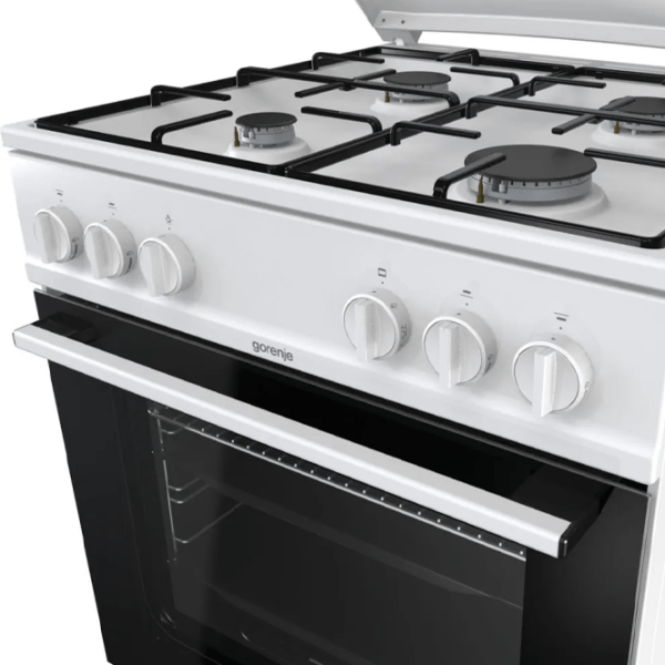 Aragaz Gorenje G 6111 WJ White Tipul plitei: Pe gaz, 72 l, Tipul cuptorului: Pe gaz photo 5